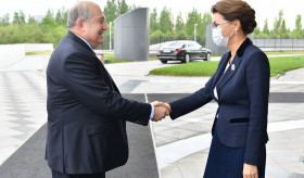 Президент Армен Саркисян посетил Фонд Нурсултана Назарбаева