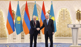 Հայաստանի Հանրապետության վարչապետը պարգևատրվել է Ղազախստանի պետական բարձրագույն պարգևով