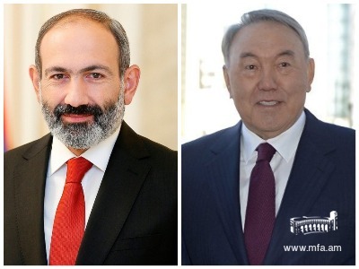 Премьер-министр Армении обсудил с президентом Казахстана деятельность ОДКБ