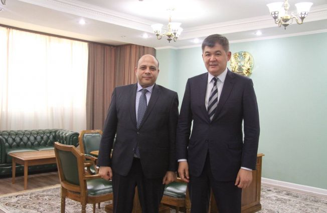 ՀՀ դեսպանի հանդիպումը Ղազախստանի առողջապահության նախարարի հետ
