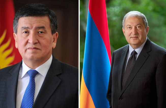 Sooronbai Zheenbekov congratulated President Sarkissian: Armenian-Kyrgyz relations based on friendship will continue to develop