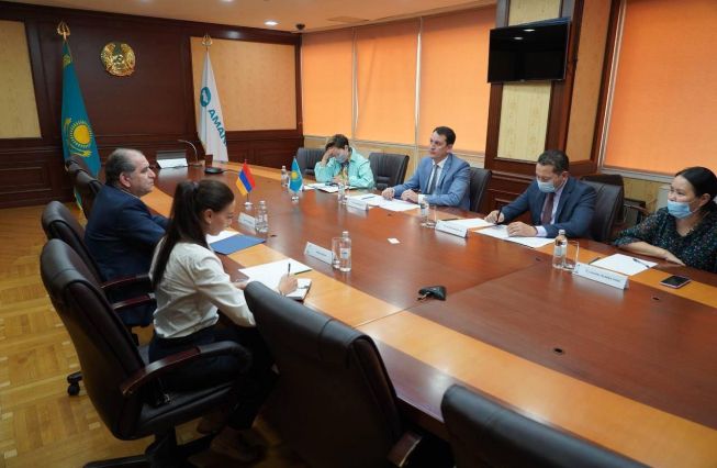 О встрече в министерстве  индустрии и инфраструктурного развития Казахстана