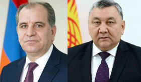 О встрече посла Гевондяна с  Секретарем СБ Кыргызстана