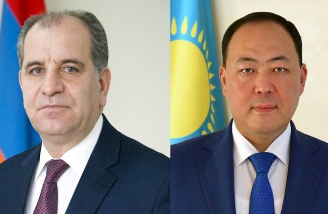 Հայաստանի դեսպանի հանդիպումը Ղազախստանի արտաքին քաղաքական գերատեսչության ղեկավարի տեղակալի հետ