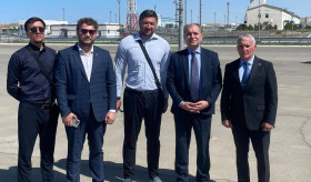 Посол Армении посетил порты Курык и Актау