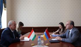 Դեսպան Ղևոնդյանի հանդիպումը Տաջիկստանի Տնտեսական զարգացման և առևտրի նախարարությունում