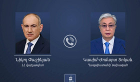 Նիկոլ Փաշինյանը հեռախոսազրույց է ունեցել Կասիմ-Ժոմարտ Տոկաևի հետ