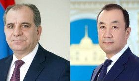 О встрече посла Армении с министром транспорта Казахстана