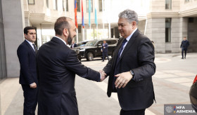ՀՀ ԱԳ նախարար Արարատ Միրզոյանի և Ղազախստանի ԱԳ նախարար Երմեկ Կոշերբաևի առանձնազրույցը