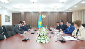 Ղազախստանի էկոլոգիայի և բնական պաշարների նախարարի  հետ հանդիպման մասին