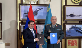 Визит Министра обороны Армении в Казахстан